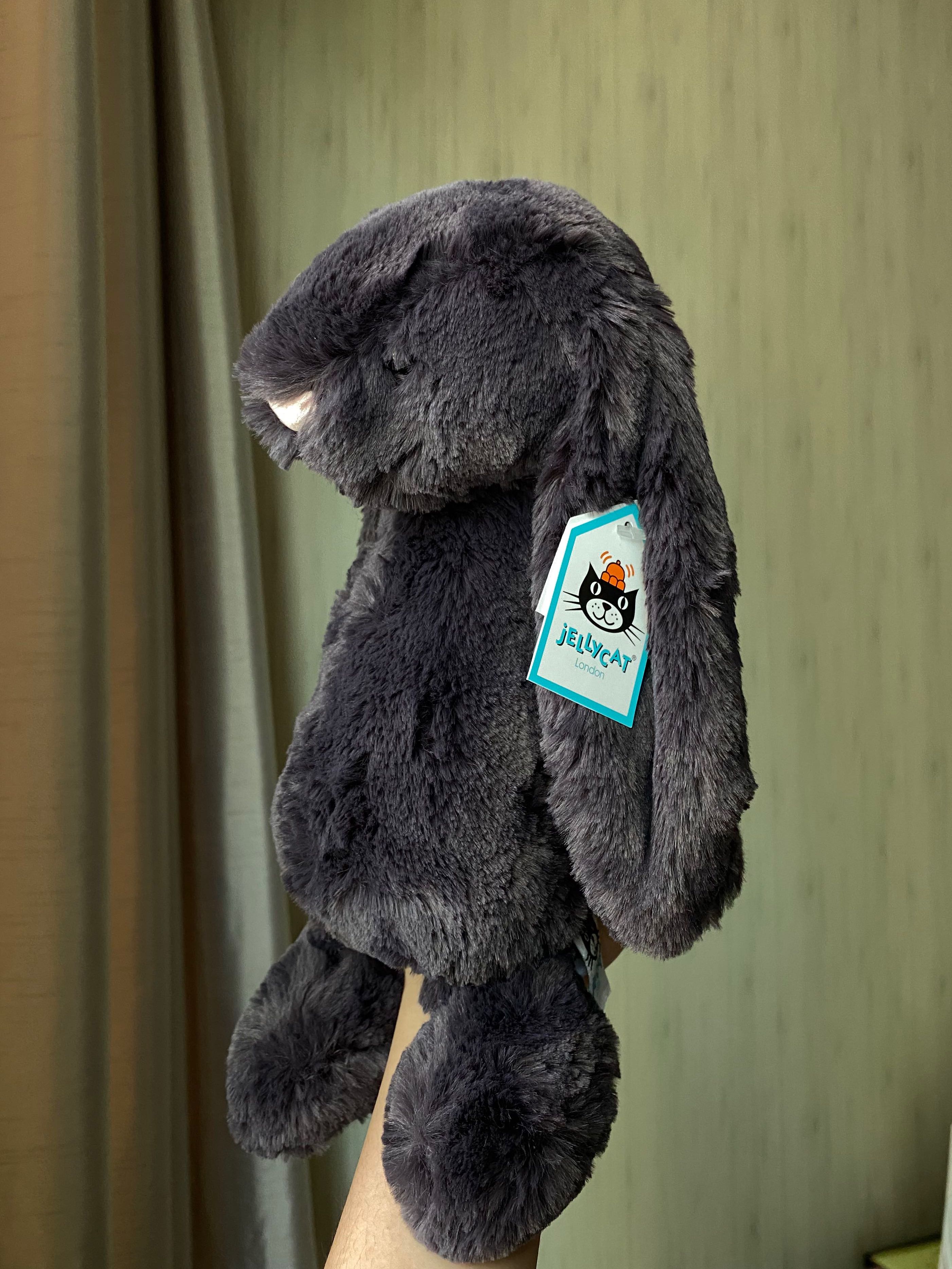 BNWT Jellycat Bashful Inky Bunny Medium Hobbies Toys Toys