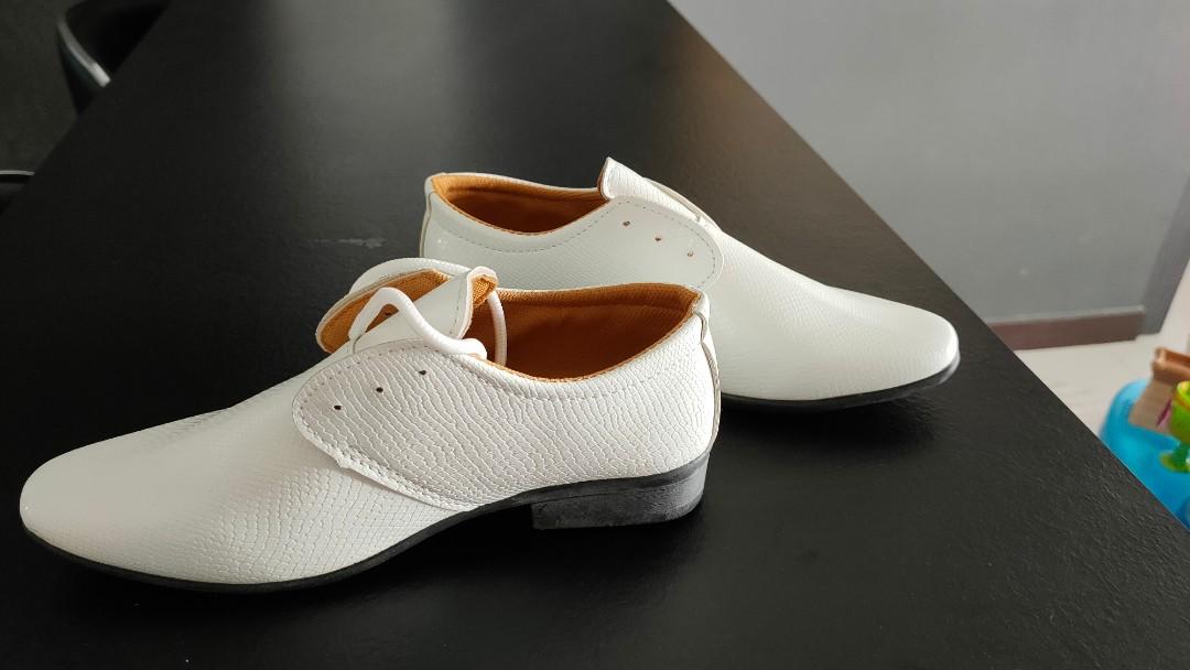 White formal shoes top