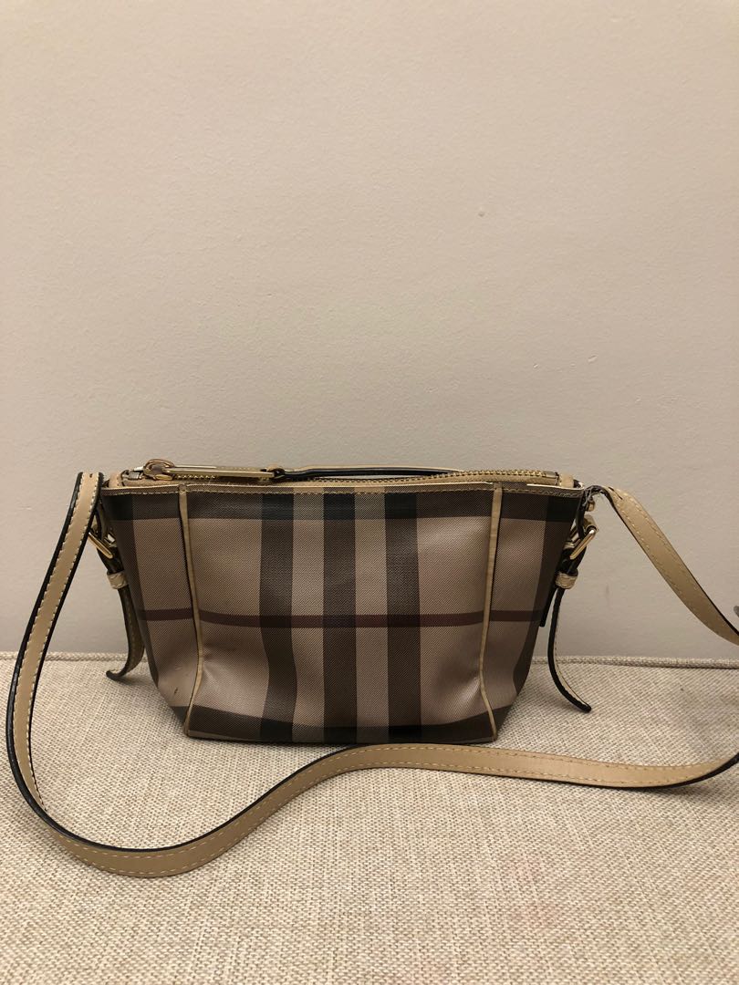 BURBERRY Sling Bag - Nude (ORIGINAL), Women's Fashion, Bags & Wallets,  Cross-body Bags on Carousell