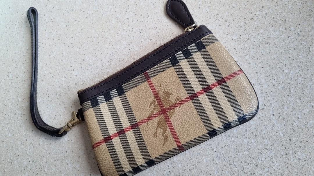 Burberry wristlet / pouch, Women's Fashion, Bags & Wallets, Purses & Pouches  on Carousell