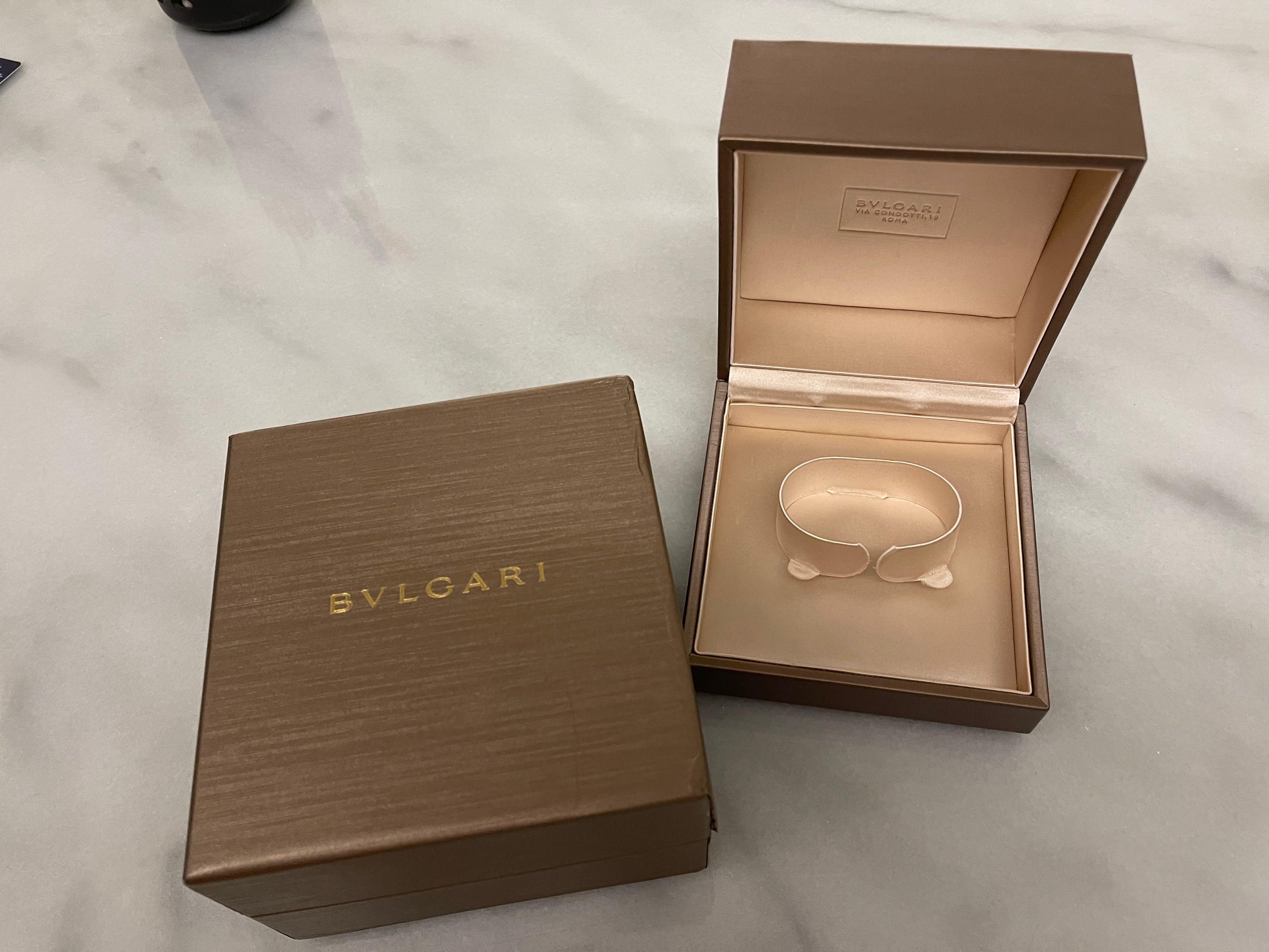 NEW Bvlgari Bulgari Kit for Small & Large Bracelet , Presentation Case Gift  Box | eBay