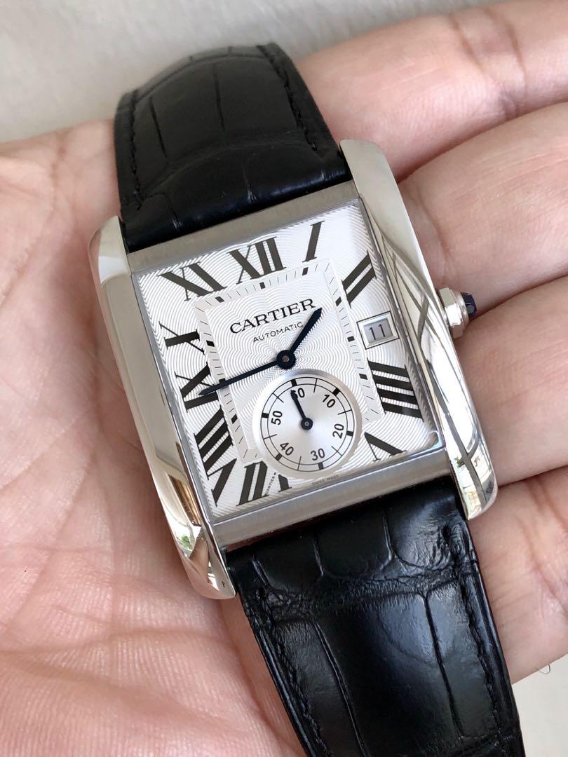 Cartier tank 2025 mc watch