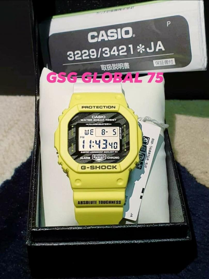 Casio G-Shock DW-5600TGA-9JF, Men's Fashion, Watches & Accessories