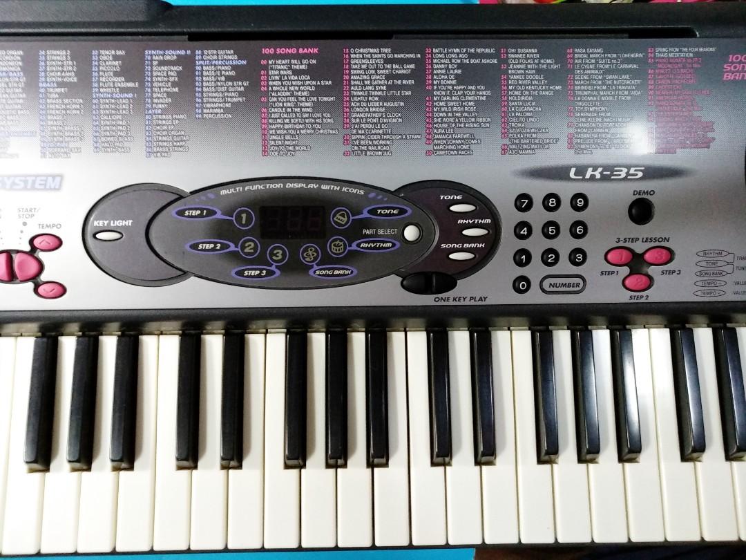 Casio LK35 fullsize keyboard, Hobbies & Toys, Music & Media, Musical