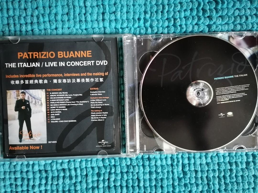Cd Dvd Patrizio Buanne The Italian 2005 興趣及遊戲 古董收藏 收藏品及紀念品 明星週邊 Carousell