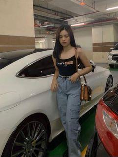 Celana beggy jeans foryouthelabel new