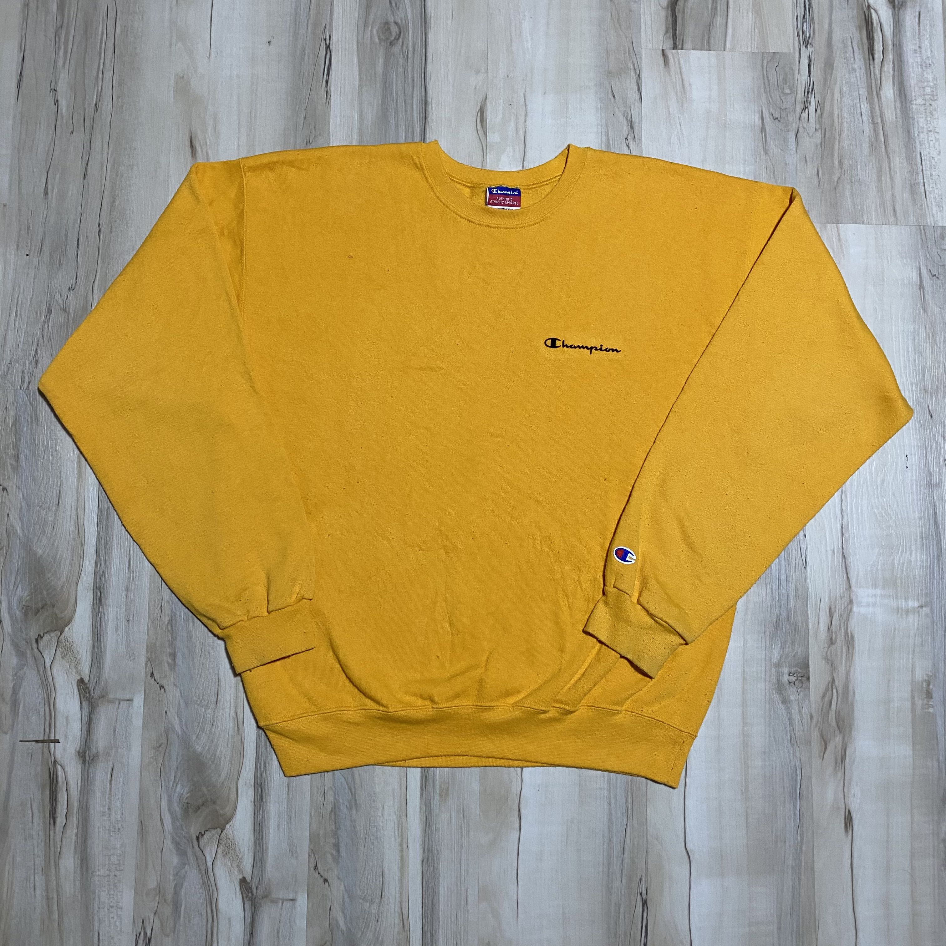 Champion mustard yellow sweater top