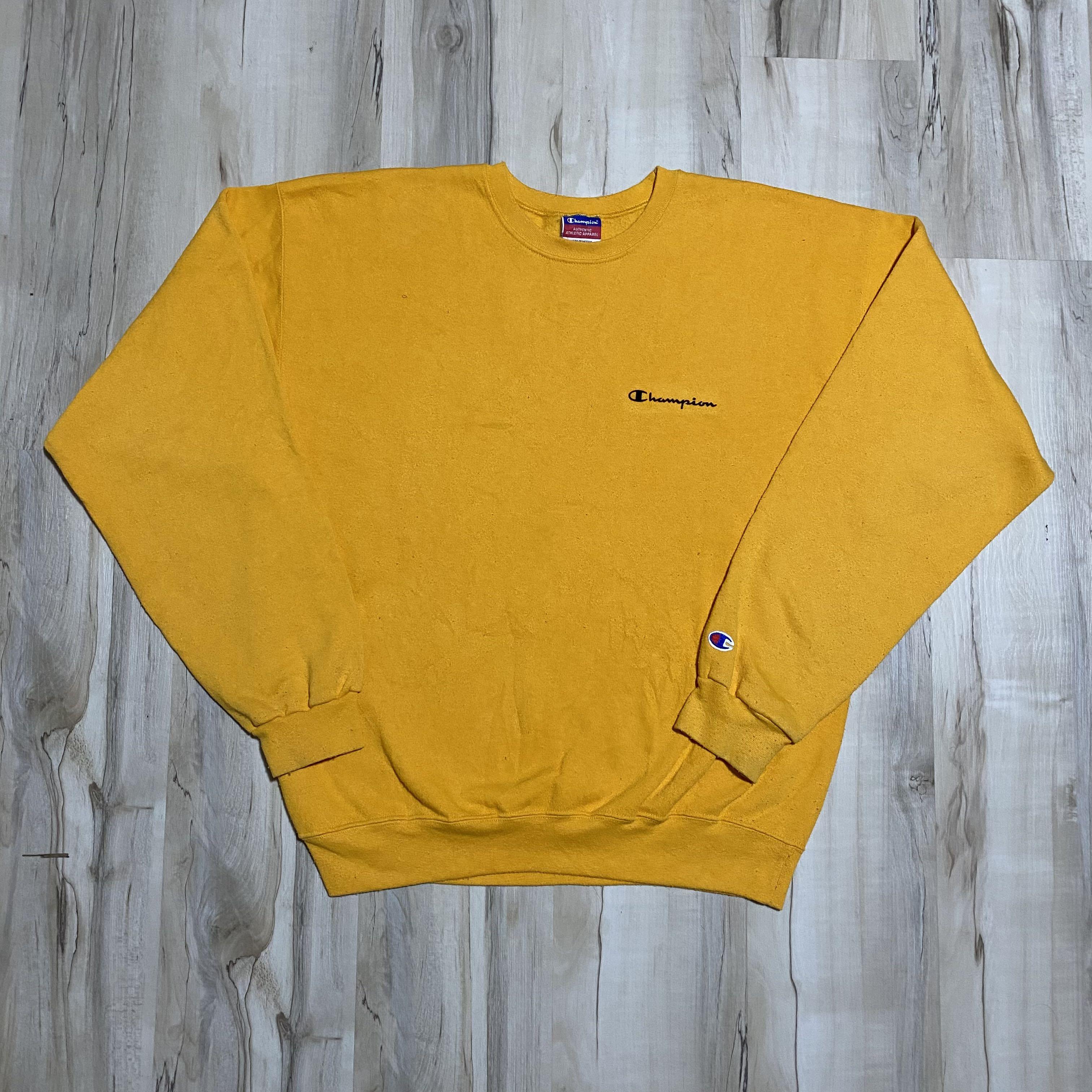 Champion shop sweaters yellow