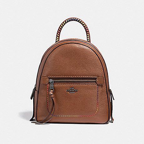 Coach andi backpack with rainbow deals stitching