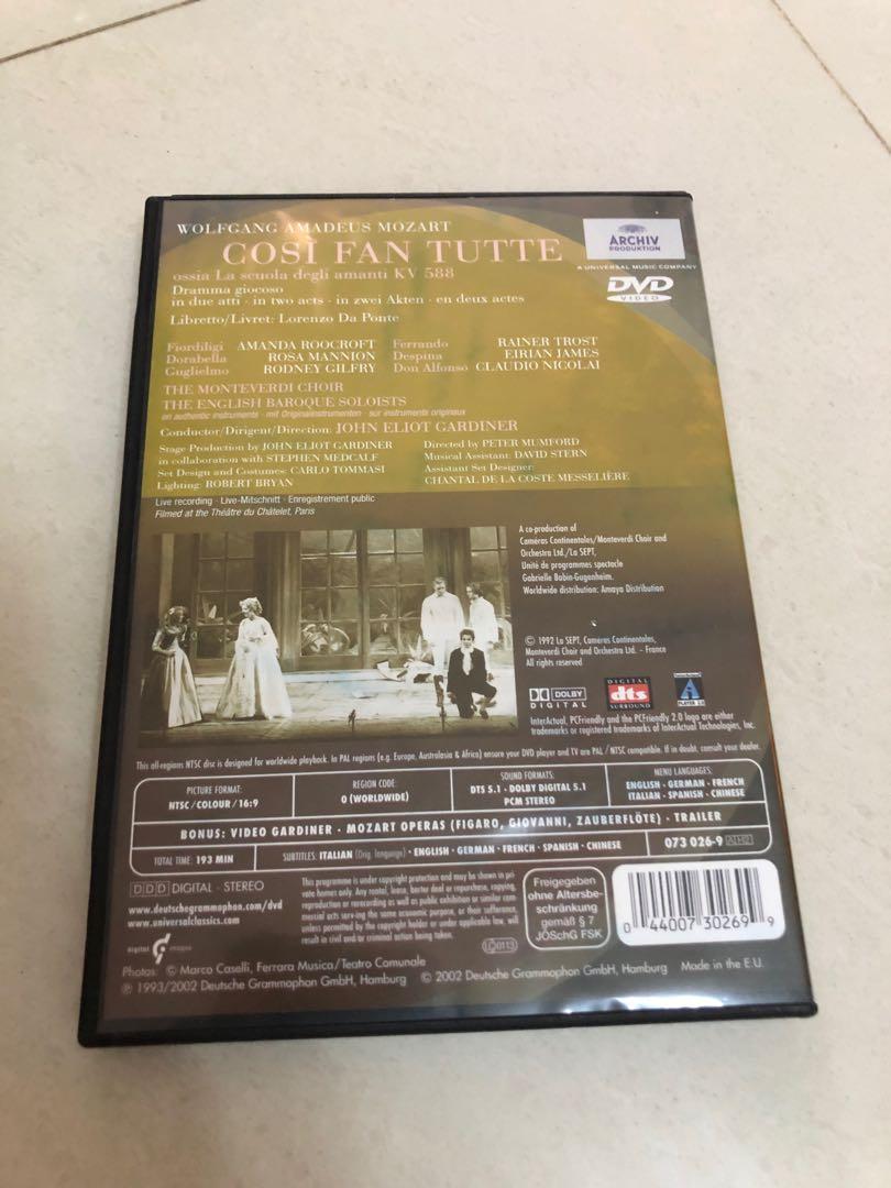 気質アップ Da Dvd 中古品 Operas Ponte その他 Labelians Fr