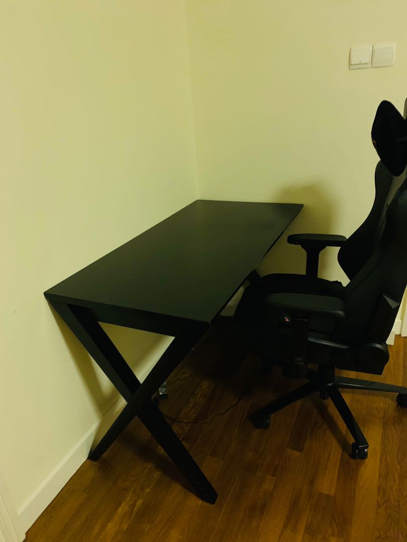 Crate and Barrel Study Desk, Furniture & Home Living, Furniture, Tables