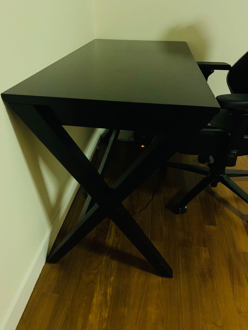 Crate and Barrel Study Desk, Furniture & Home Living, Furniture, Tables