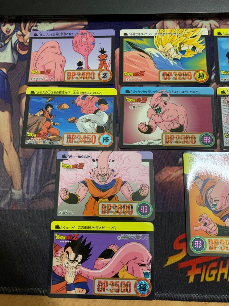 Dragonball Z Cards Majin Buu Toys Games Board Games Cards On Carousell