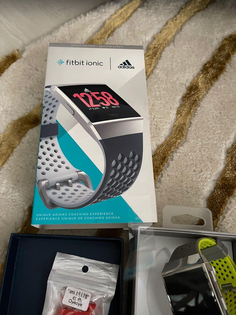 Fitbit Ionic ADIDAS Version Men s Fashion Watches Accessories Watches on Carousell