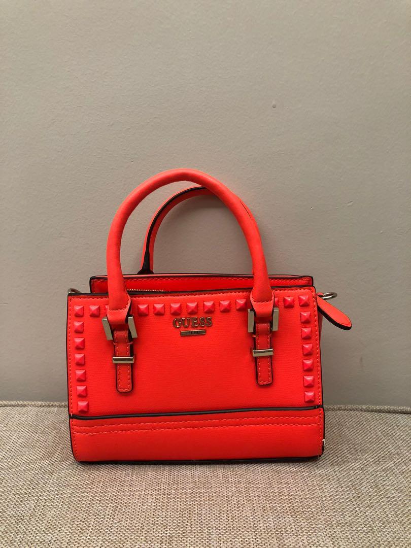 Guess sling bag discount red