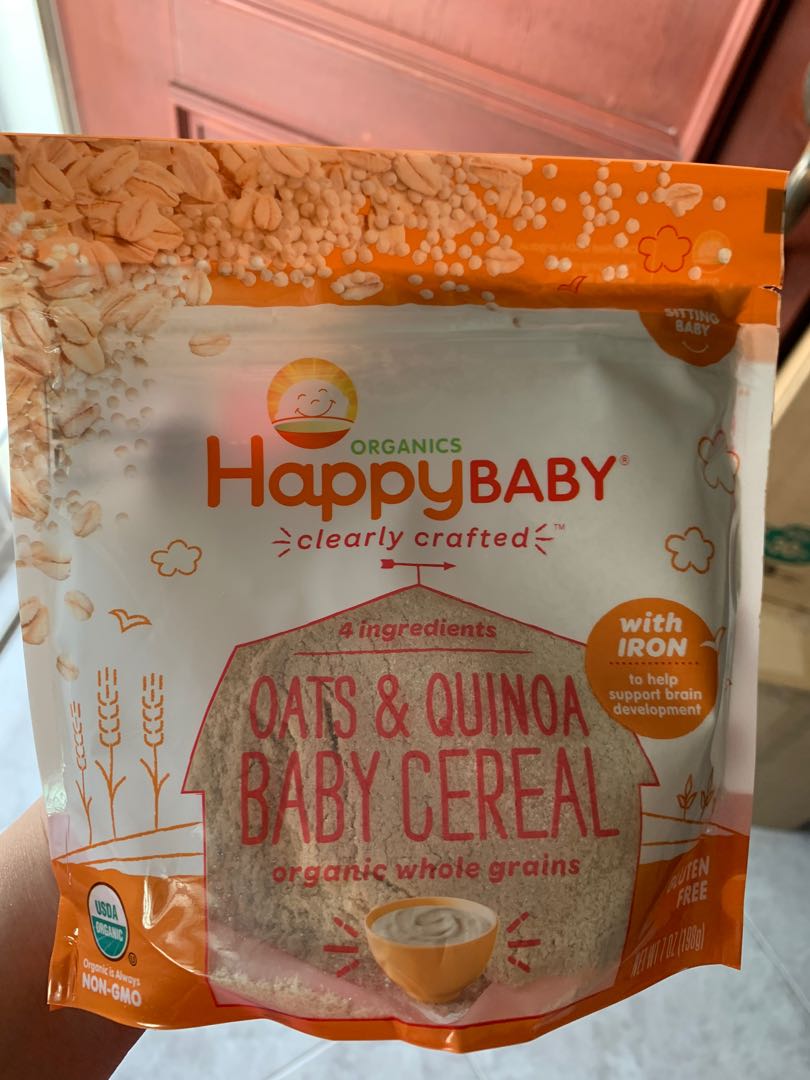 Happybaby Oats & Quinoa Baby Cereal, Babies & Kids, Nursing & Feeding