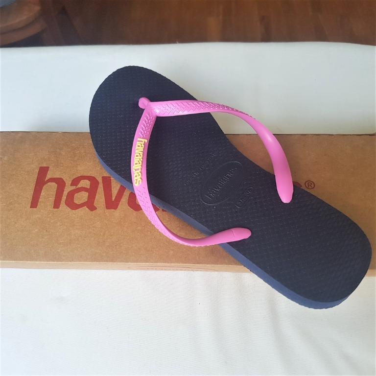 Navy and pink havaianas sale