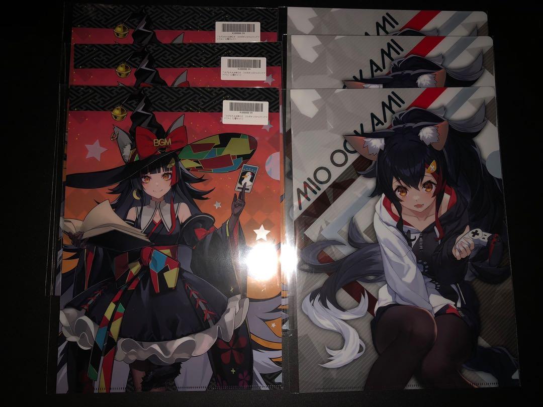 Hololive Ookami Mio A5 Clear File (Limited Edition Capcom Net-catcher ...