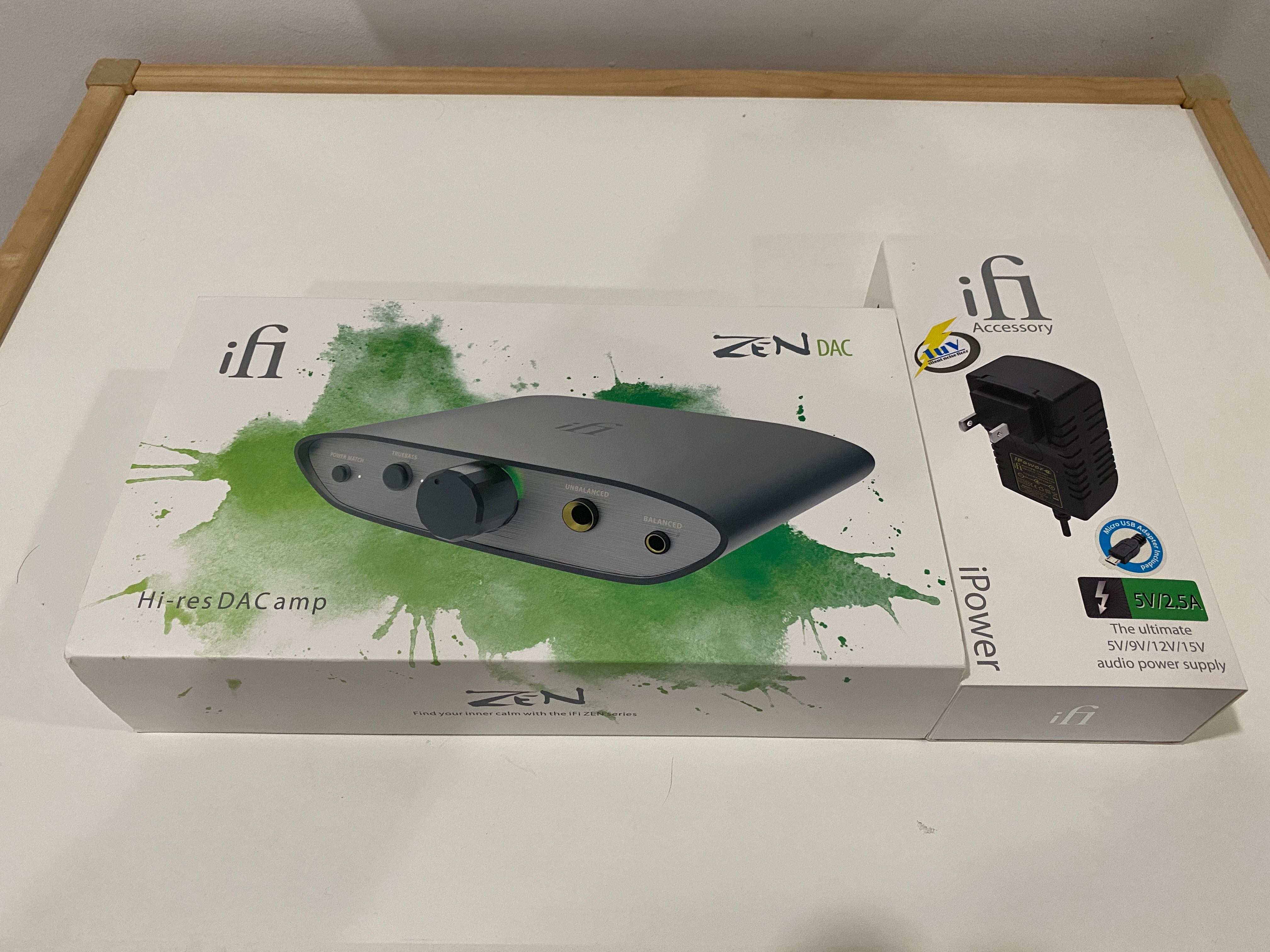 iFi Zen Dac V1 + iFi iPower 5V/2.5A, Audio, Portable Audio Accessories on  Carousell
