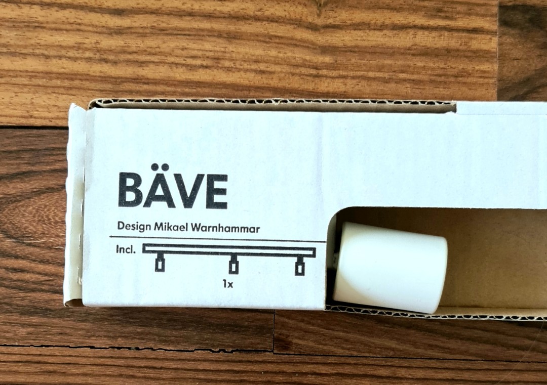 IKEA Bave LED Ceiling Track Furniture Home Living Lighting