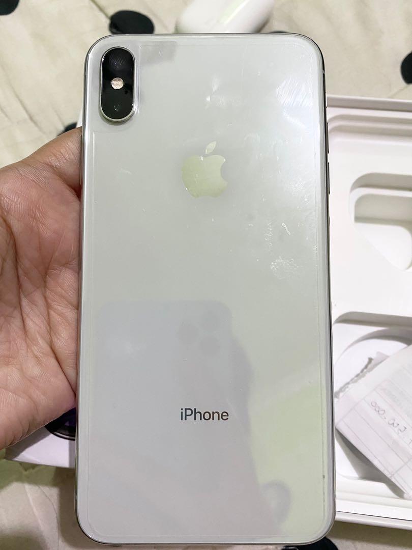 iPhone XS Max, Silver, GB, Telepon Seluler & Tablet, iPhone
