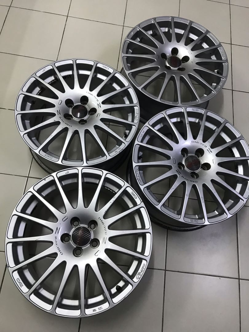 F2214H】OZ Racing SUPERTURISMO GT-EVO ☆PCD100-5穴☆ 18in7