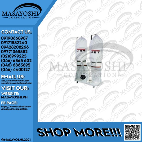 Jet Dust Collector DC1900A Dust Collector Vortex Cone Filter Bag