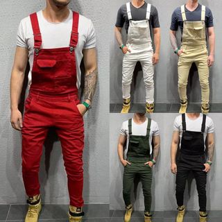 Mens jean overall discount jumper