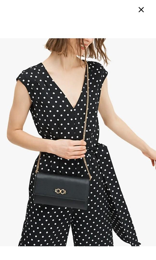Kate spade toujours chain clutch online