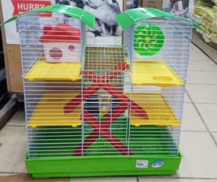 Twin top hamster cage