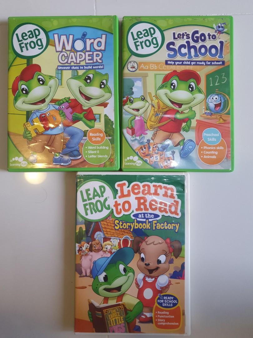 Leapfrog Educational Learning Dvd For Preschool Babies Kids Infant Playtime On Carousell