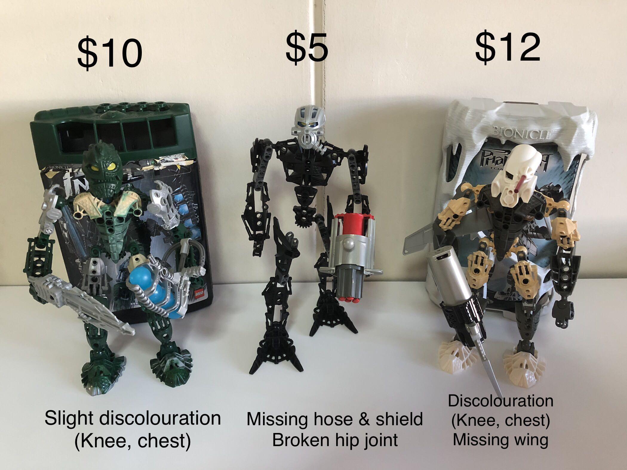 Lego top bionicle lot