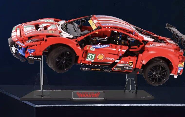 Lego Ferrari 488 GTE and display stand (Category: Lego & Building Sets) located in Mandaluyong City. Submitted by joppee (Listing ID 1096412709, Image 3). Description: Protected with a LEGO brown box and sealed in original packaging. Display stand will be provided free.