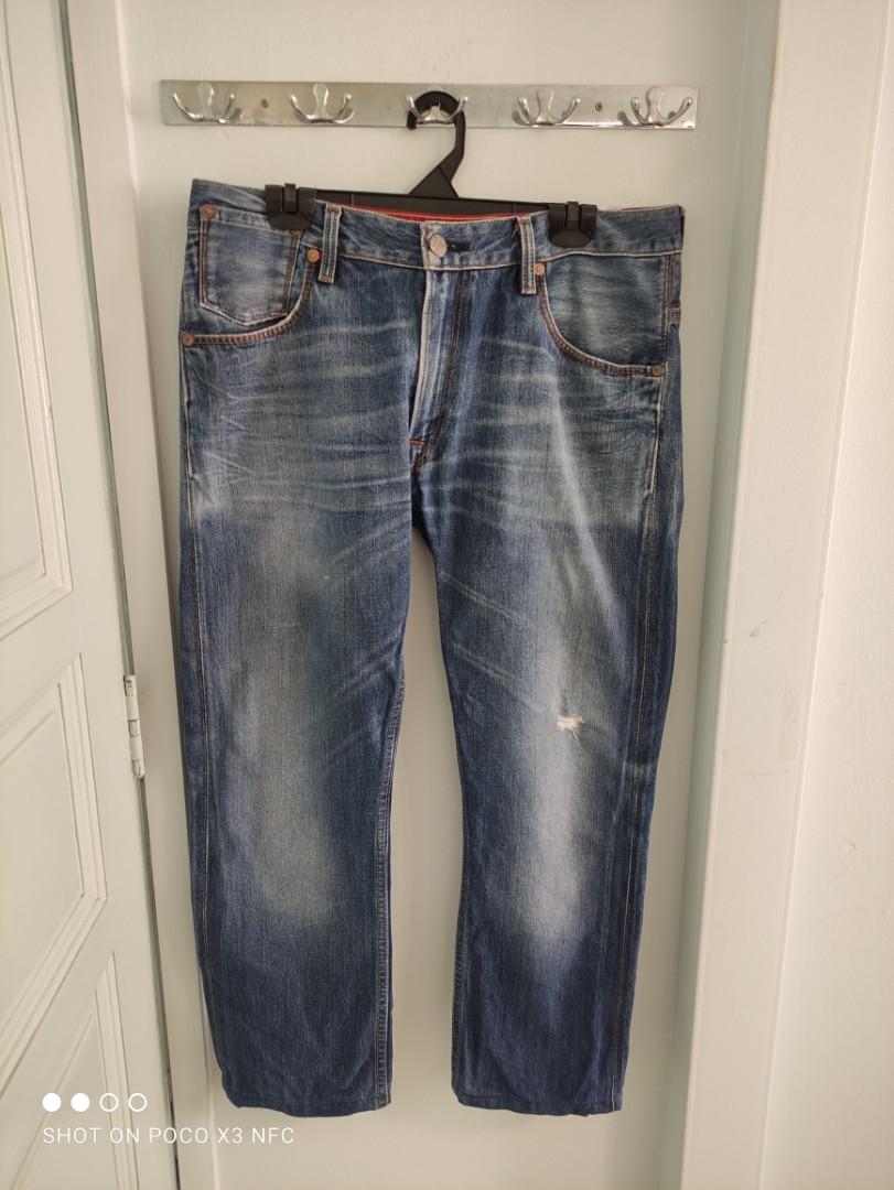 Levis 504 100% Cotton Made Regular Straight Jean ( Size: 34), Men's  Fashion, Bottoms, Jeans on Carousell