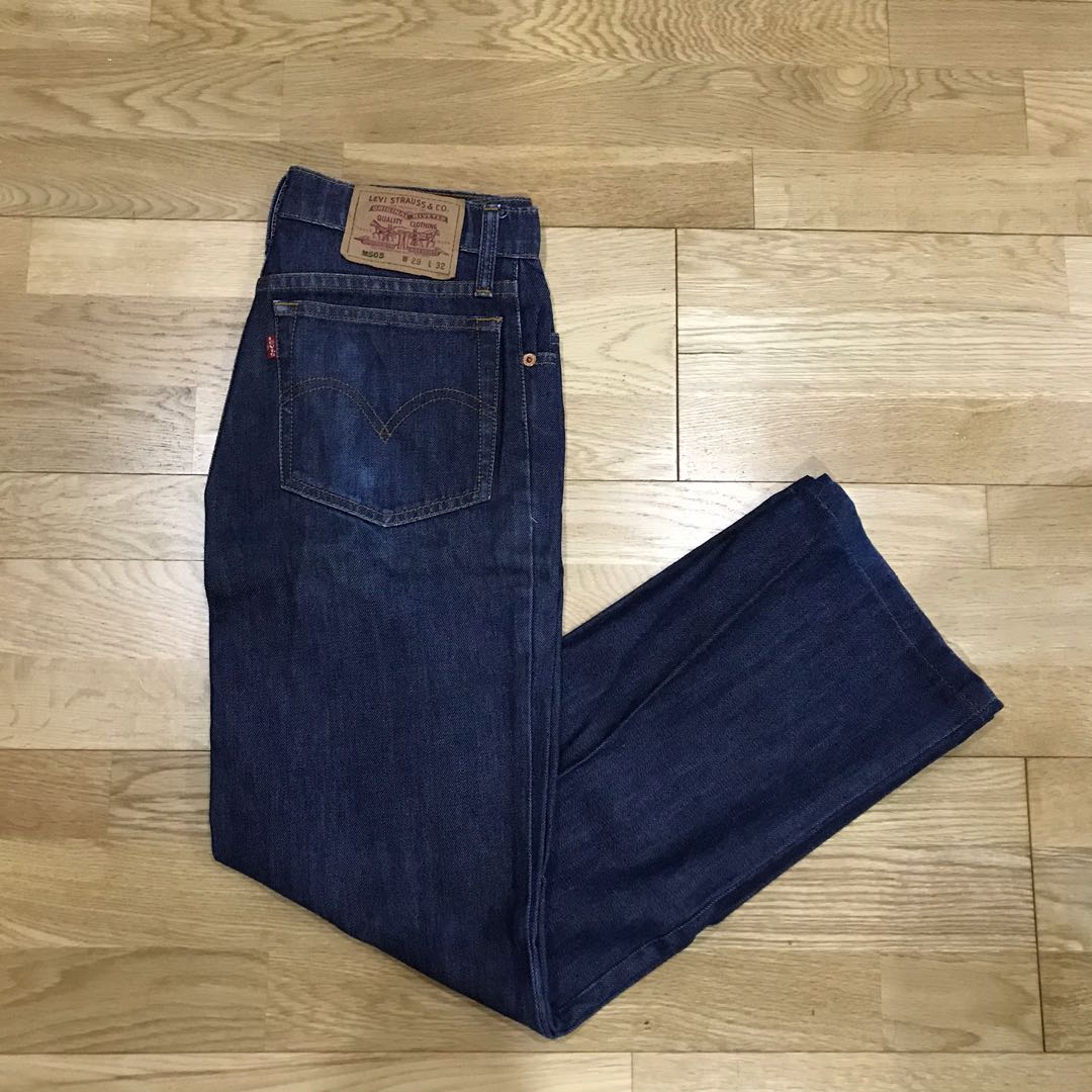 Levis 505 Straight Cut Jeans, Men's Fashion, Bottoms, Jeans on Carousell