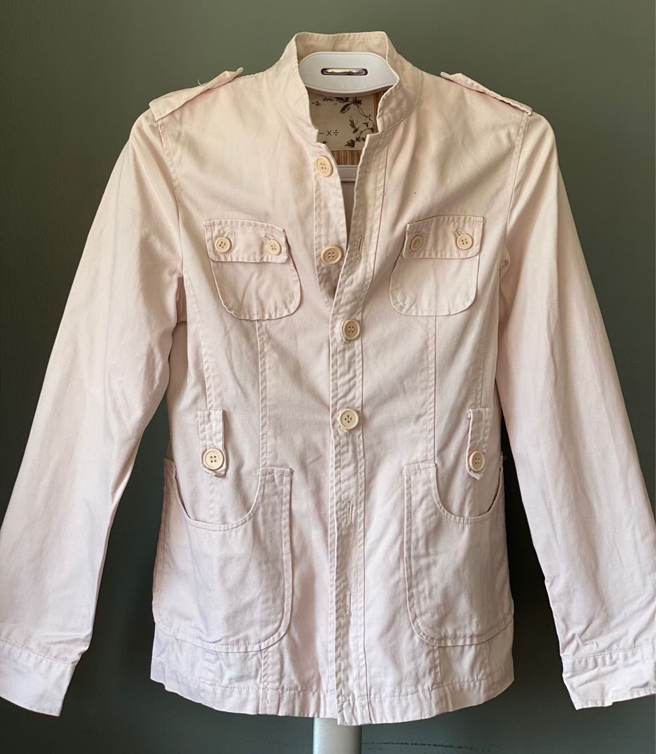 Light pink jacket, Women's Fashion, Coats, Jackets and Outerwear on