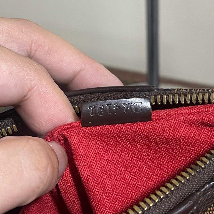 Louis Vuitton Damier Ebene Canvas Leather Westminster Shoulder Bag