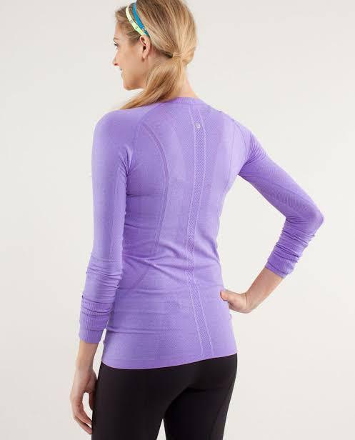 Lululemon Run: Swiftly Tech Long Sleeve Scoop (Category: Activewear) located in Lapu Lapu. Submitted by declutterdclutter (Listing ID 1096350576, Image 2). Description: Like new! 💕 Will keep if not sold. ☺️ Can fit up to large.