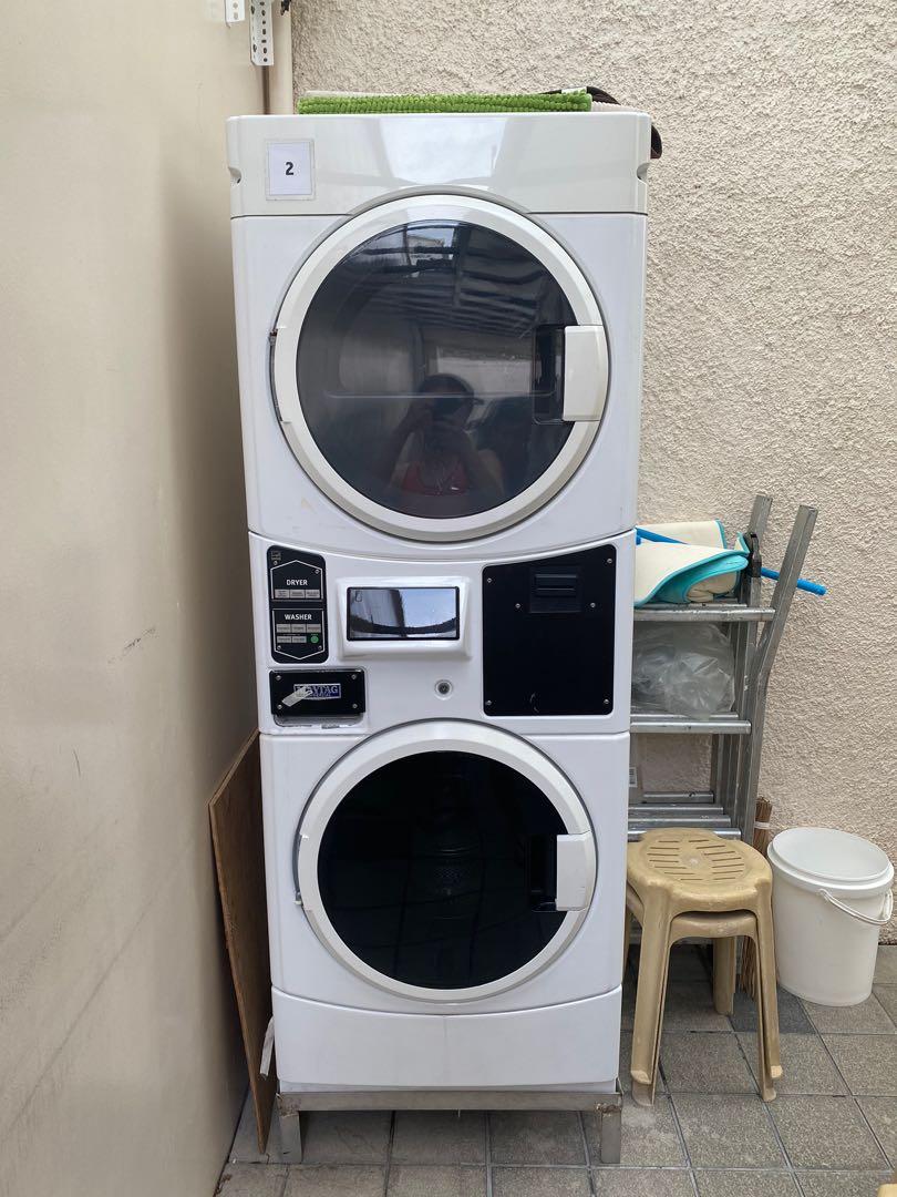 Maytag stacked store washer and dryer
