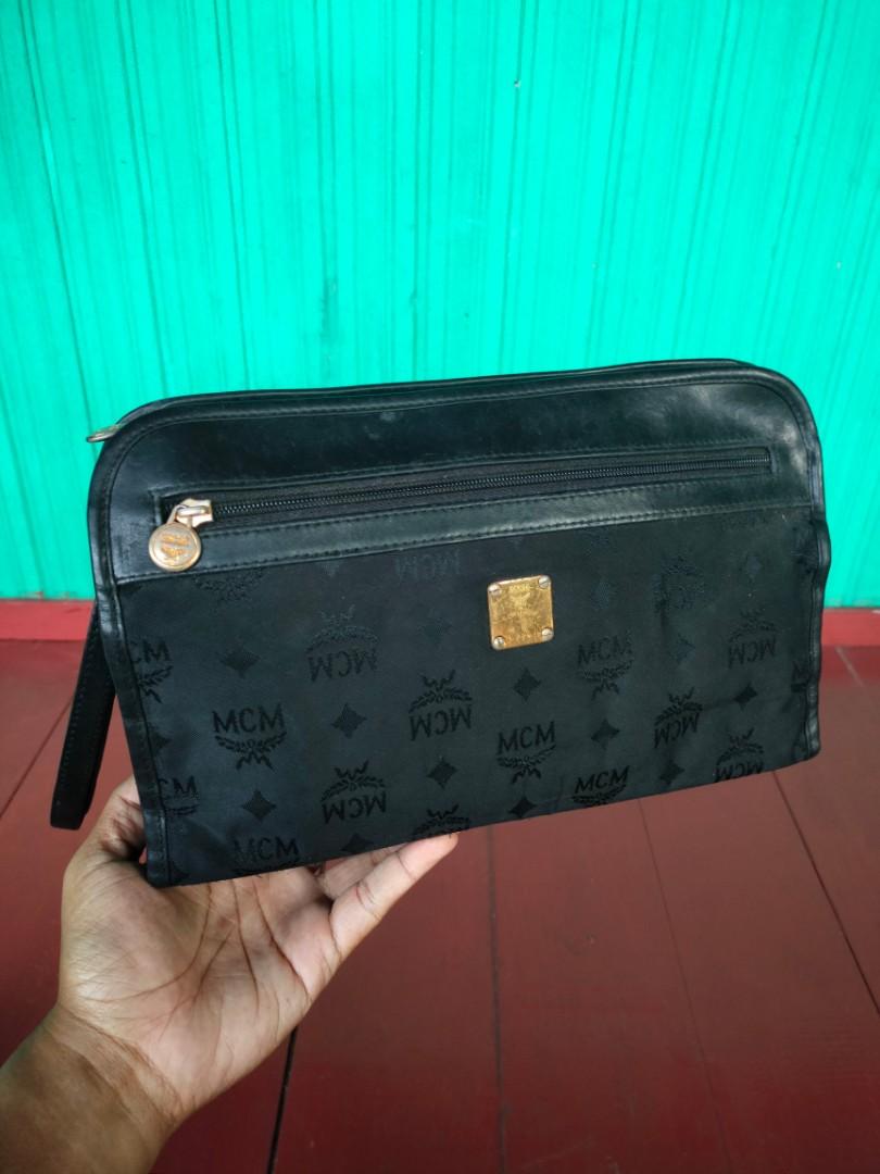 MCM Black Clutch Bag