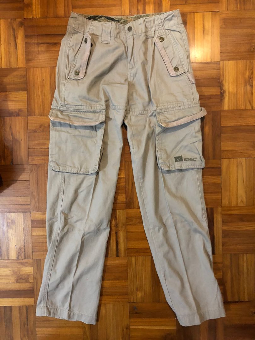 Strap Cargo Pants in Light Brown – FLÂNEUR