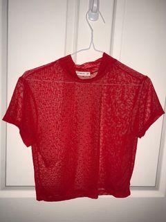 Mesh Red Top