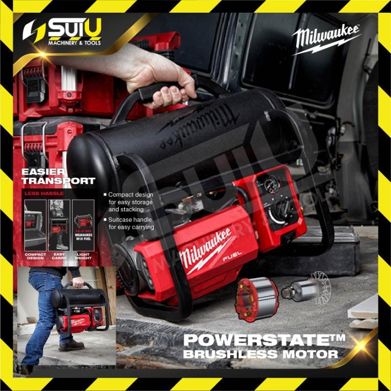 Milwaukee compact air compressor best sale
