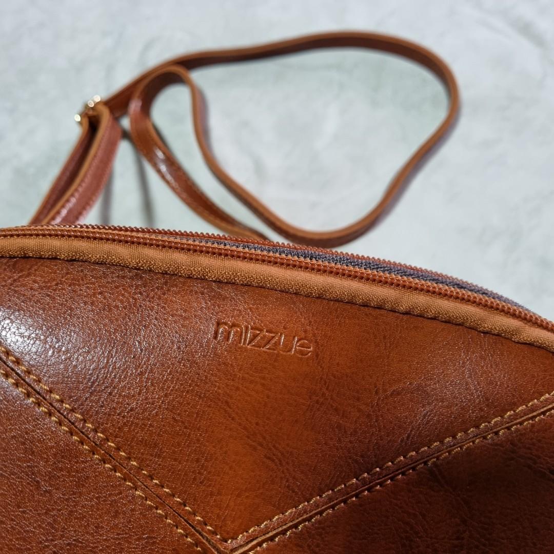 Mizzue cross shoulder sling bag in camel Women s Fashion Bags Wallets Cross body Bags on Carousell