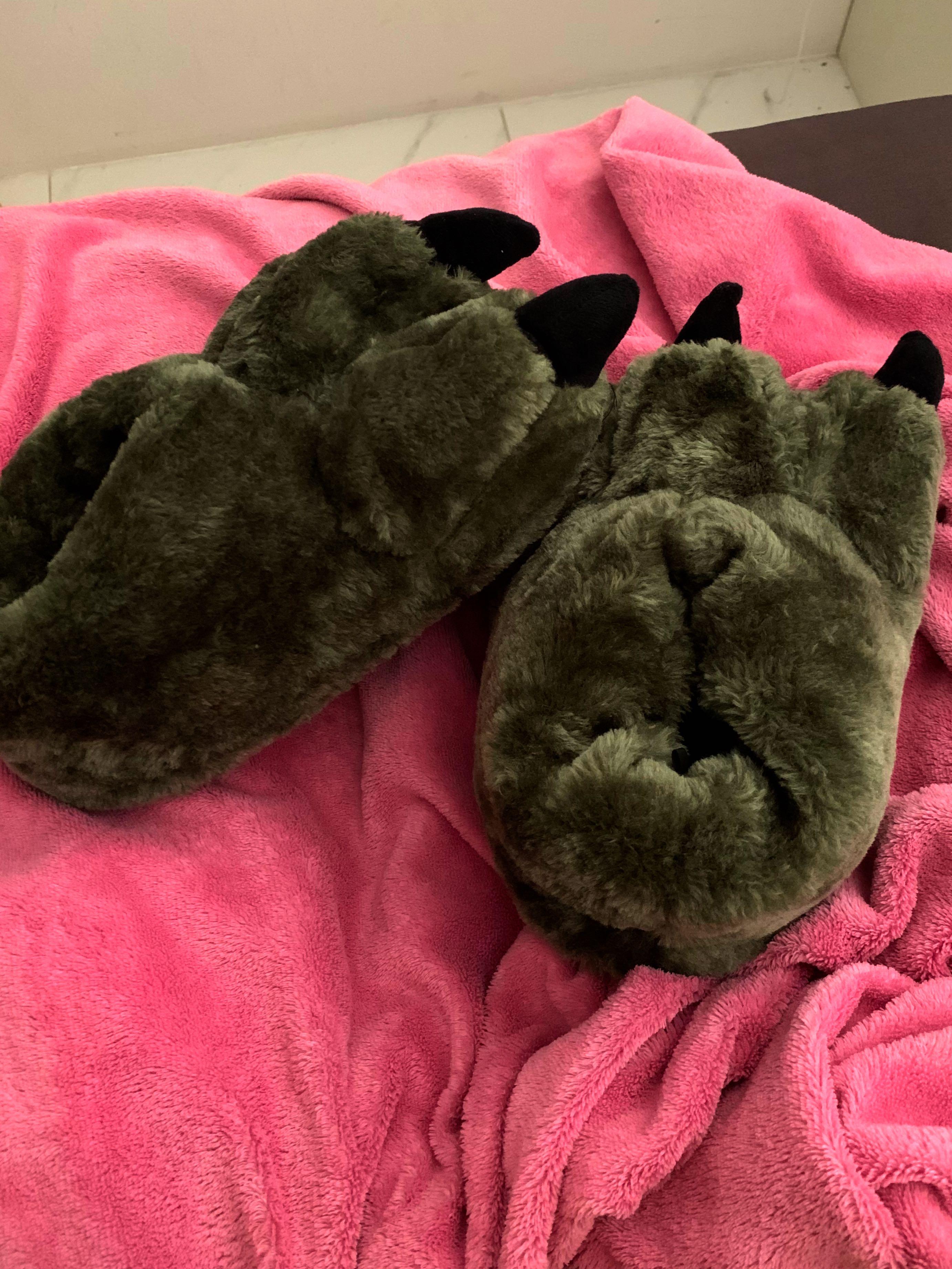 Furry monster slippers new arrivals