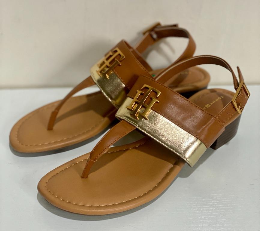 Tommy hilfiger block on sale heels
