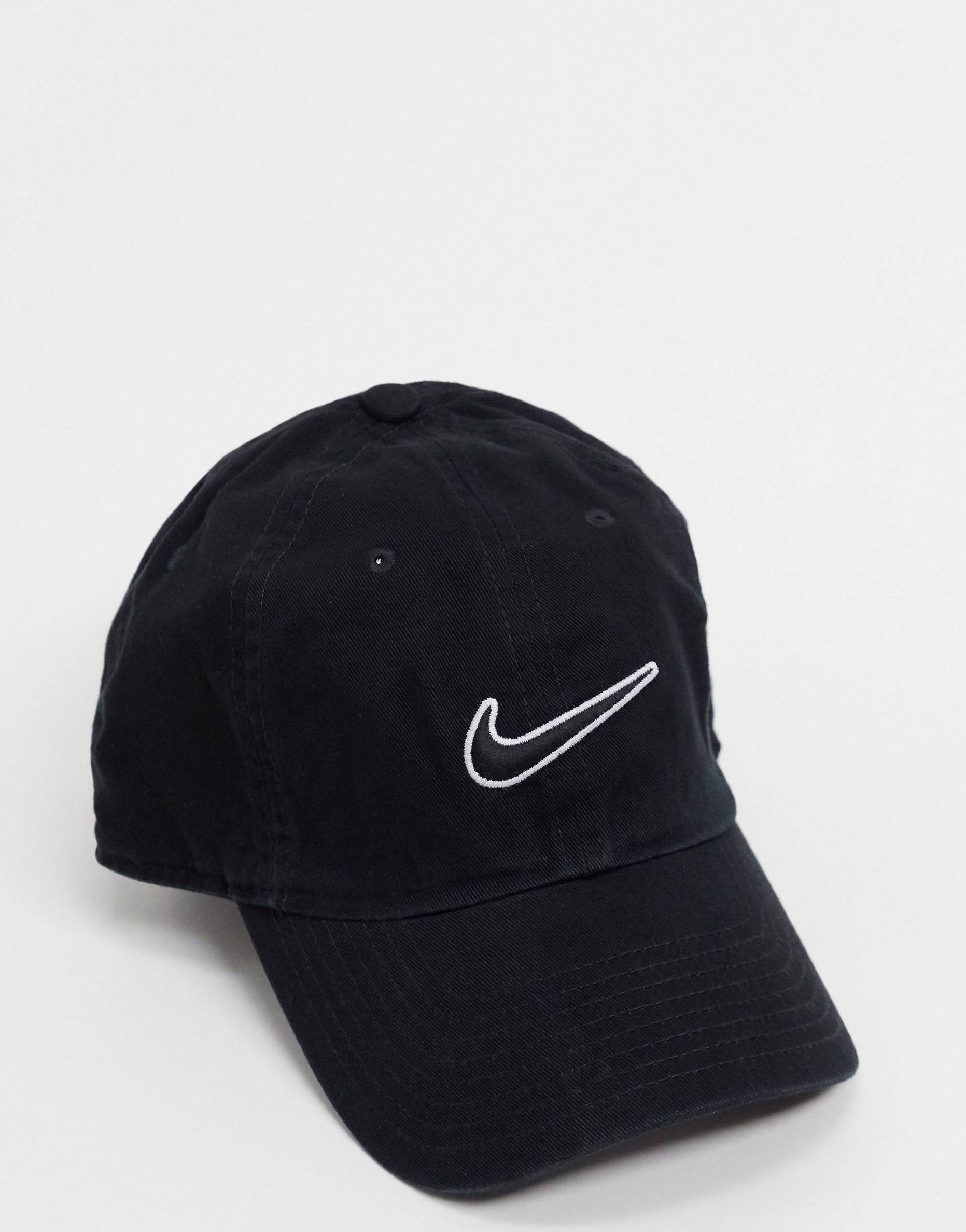 black nike cap for men