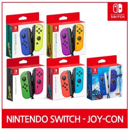 Nintendo Joy-Con (L/R) Controller Pair - Neon  Red/Blue/Yellow/Purple/Orange/Pink/Green and