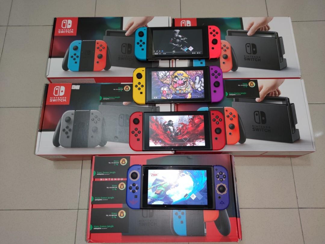 Nintendo Switch V2 Jailbreak consoles hardmod with HWFLY modchip, Video