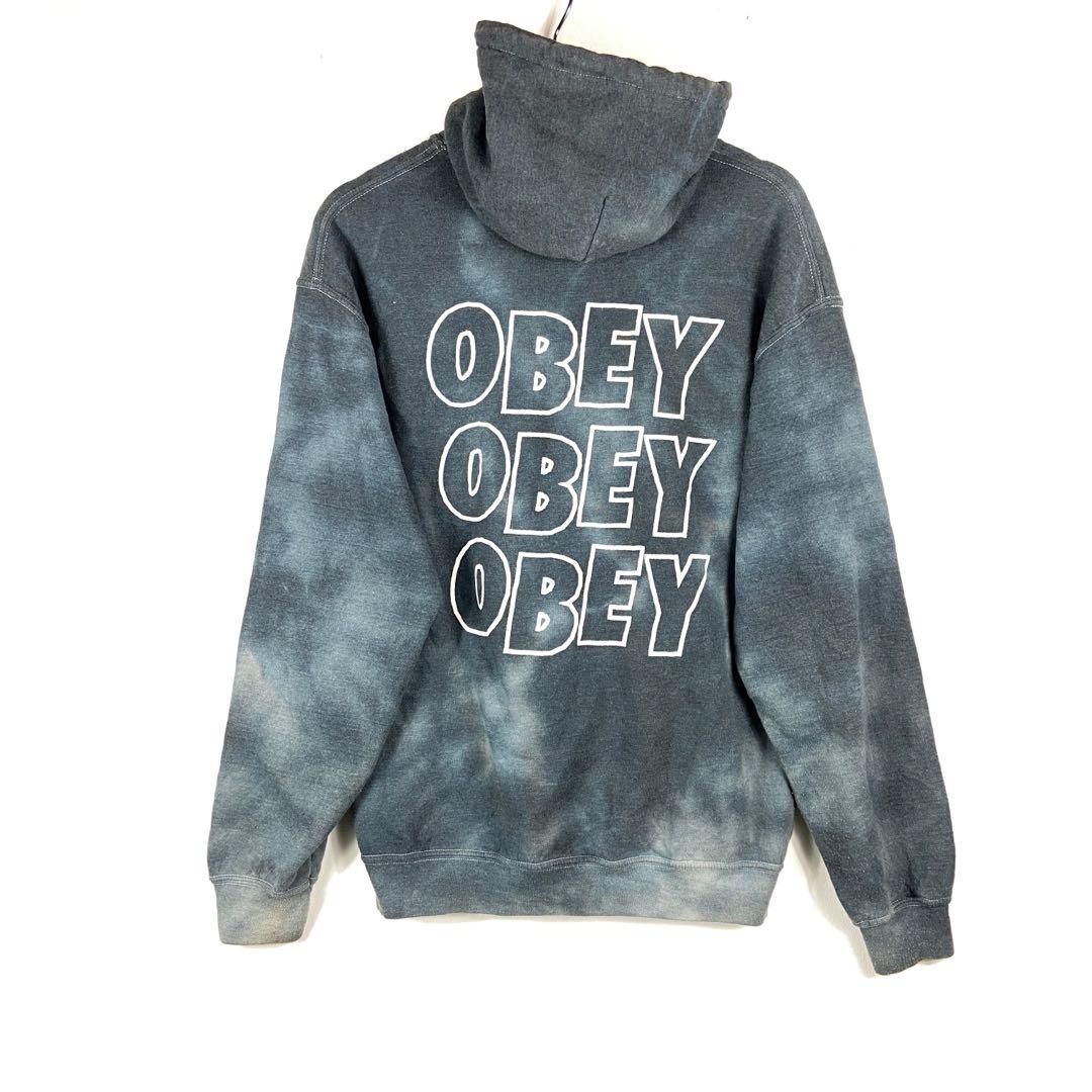 Obey acid store wash hoodie